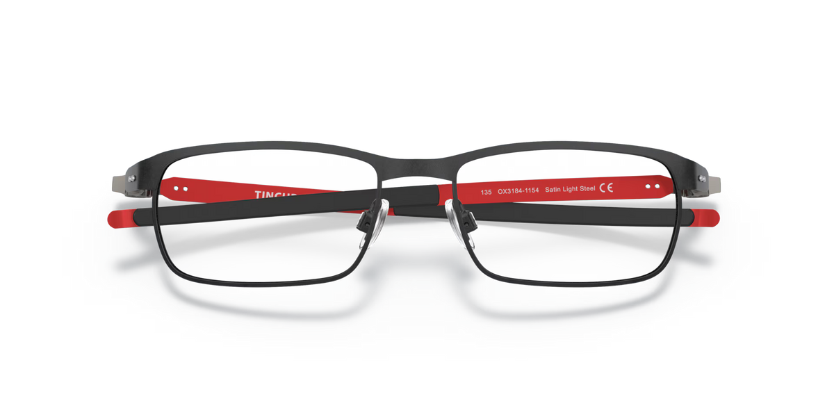 Oakley Men's Tincup Eyeglasses - Satin Light Steel