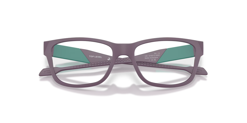 Oakley Men's Top Level (youth Fit) Eyeglasses - Matte Aubergine