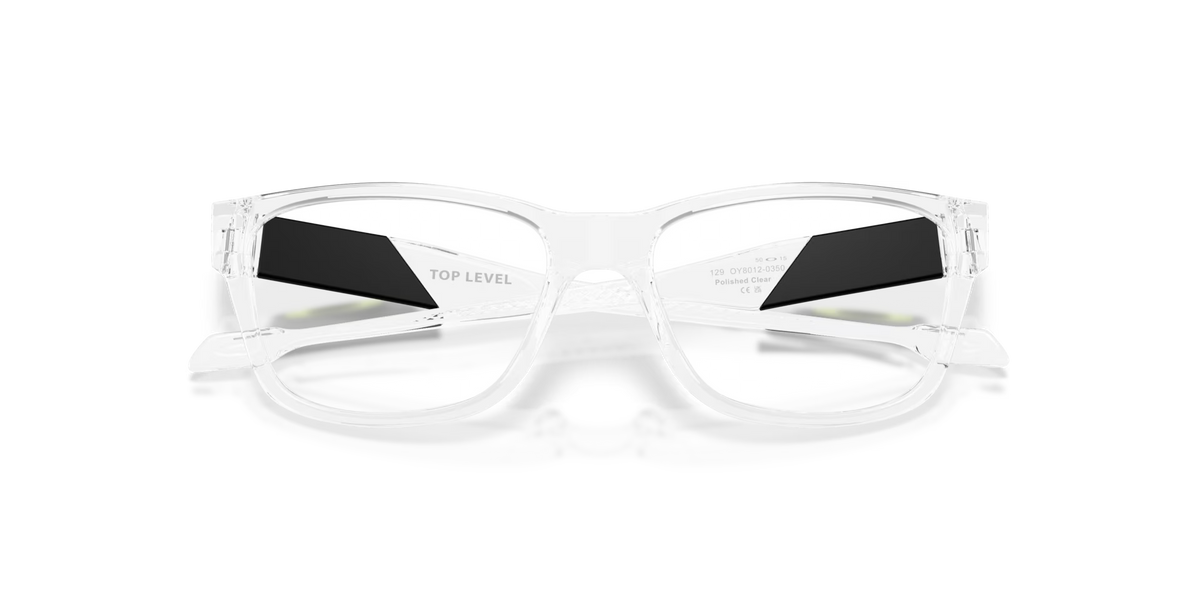 Oakley Men's Top Level (youth Fit) Eyeglasses - Polished Clear