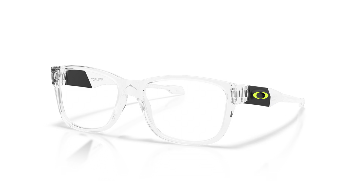 Oakley Men's Top Level (youth Fit) Eyeglasses - Polished Clear