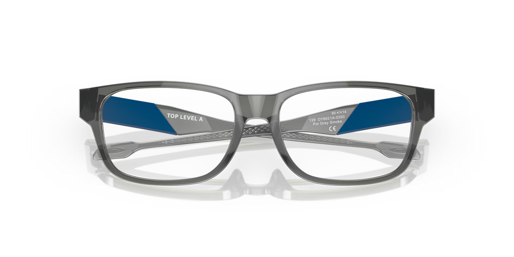 Oakley Men's Top Level (youth - Low Bridge Fit) Eyeglasses - Grey