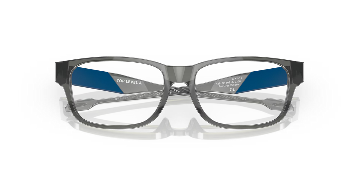 Oakley Men's Top Level (youth - Low Bridge Fit) Eyeglasses - Grey