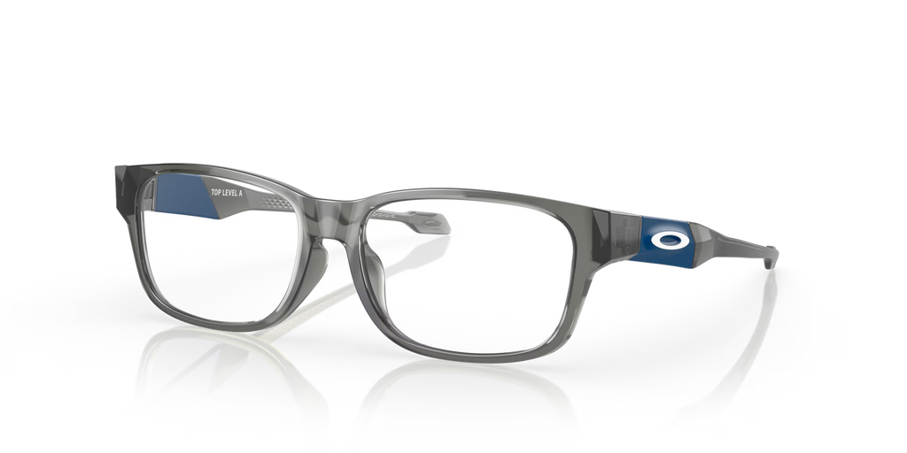 Oakley Men's Top Level (youth - Low Bridge Fit) Eyeglasses - Grey