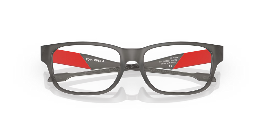 Oakley Men's Top Level (youth - Low Bridge Fit) Eyeglasses - Grey