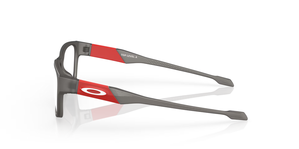 Oakley Men's Top Level (youth - Low Bridge Fit) Eyeglasses - Grey