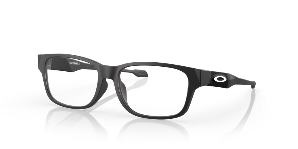 Oakley Men's Top Level (youth - Low Bridge Fit) Eyeglasses - Black