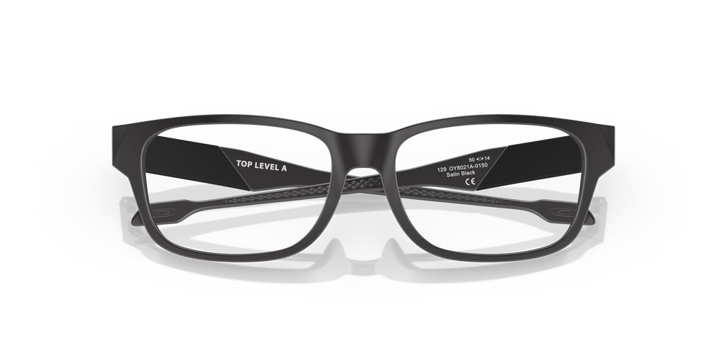Oakley Men's Top Level (youth - Low Bridge Fit) Eyeglasses - Black