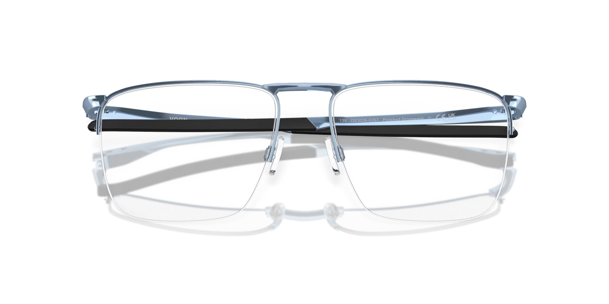 Oakley Men's Voon Eyeglasses - Polished Stonewash