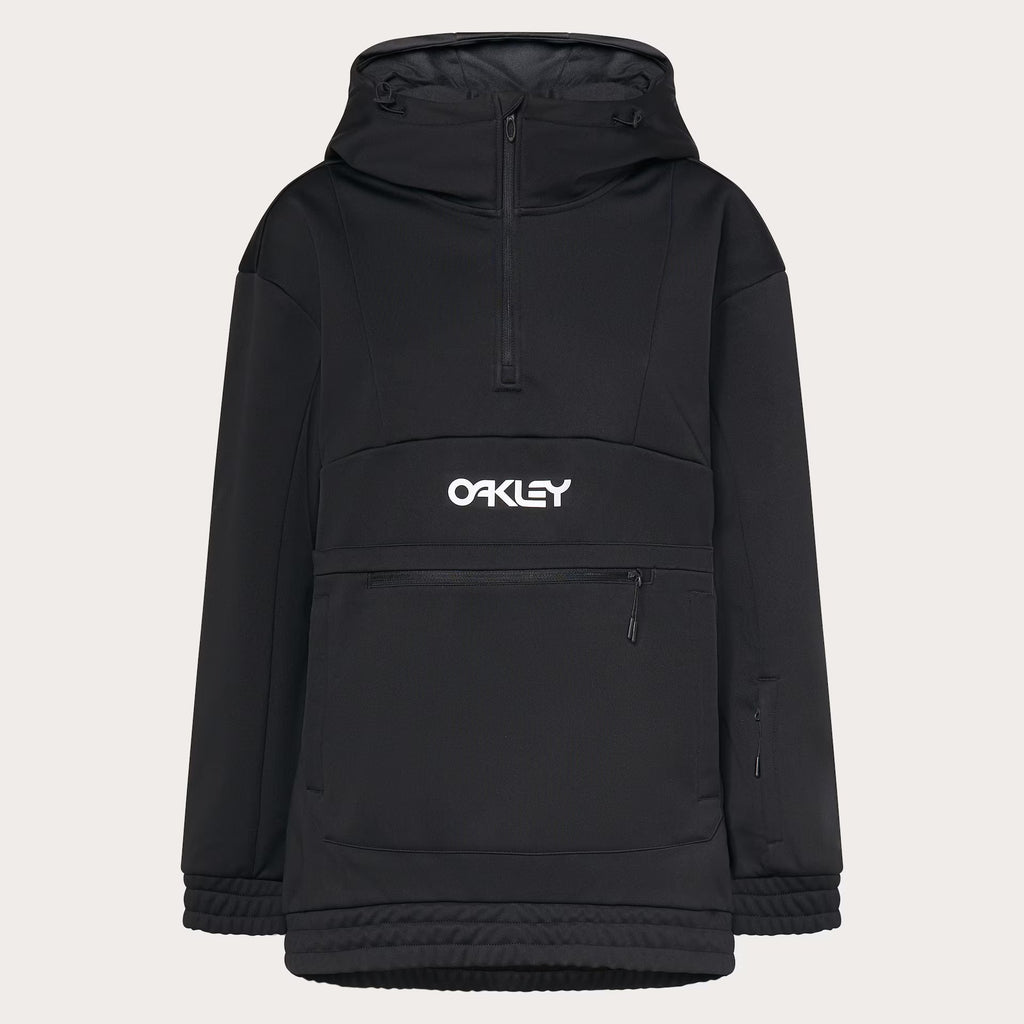 Oakley Men's W.tnp Nose Grab Softshell Hoodie - Black/White