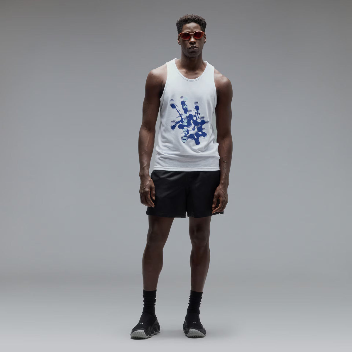 Oakley Men's Waterscape Hibiscus Tank - White