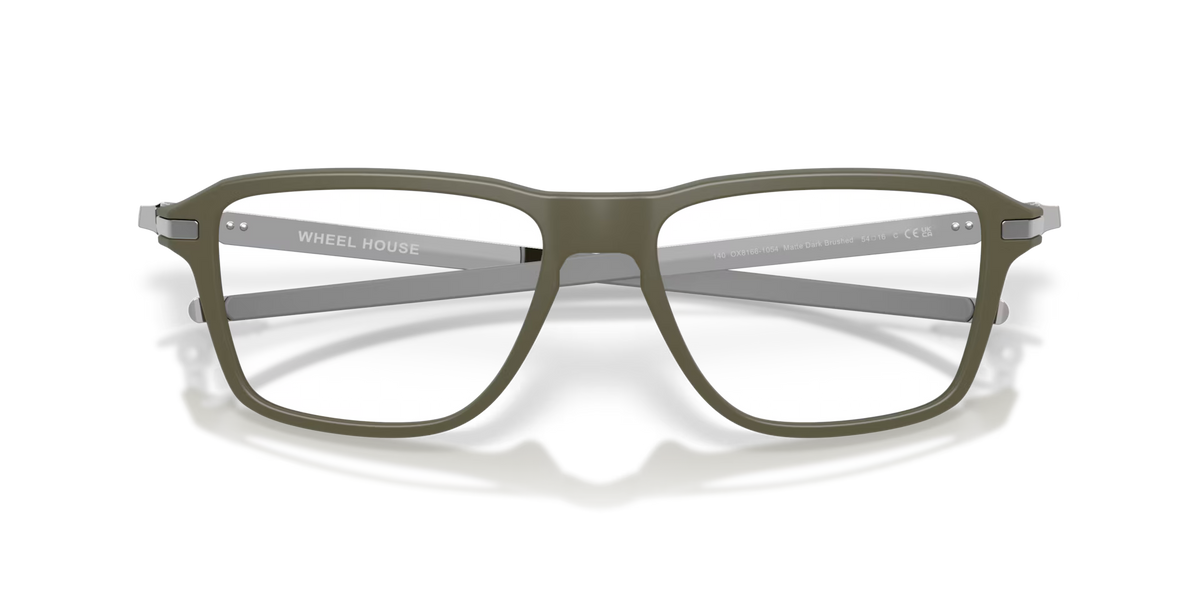 Oakley Men's Wheel House Eyeglasses - Dark Brushed