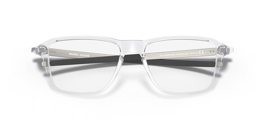 Oakley Men's Wheel House Eyeglasses - Polished Clear
