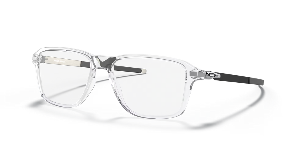 Oakley Men's Wheel House Eyeglasses - Polished Clear