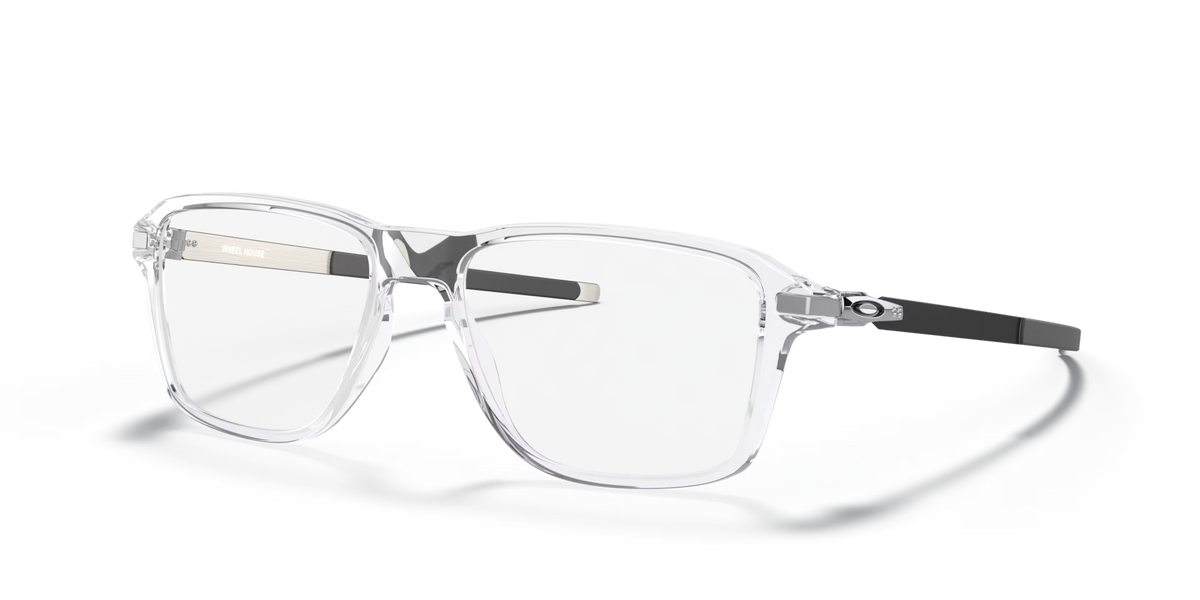 Oakley Men's Wheel House Eyeglasses - Polished Clear