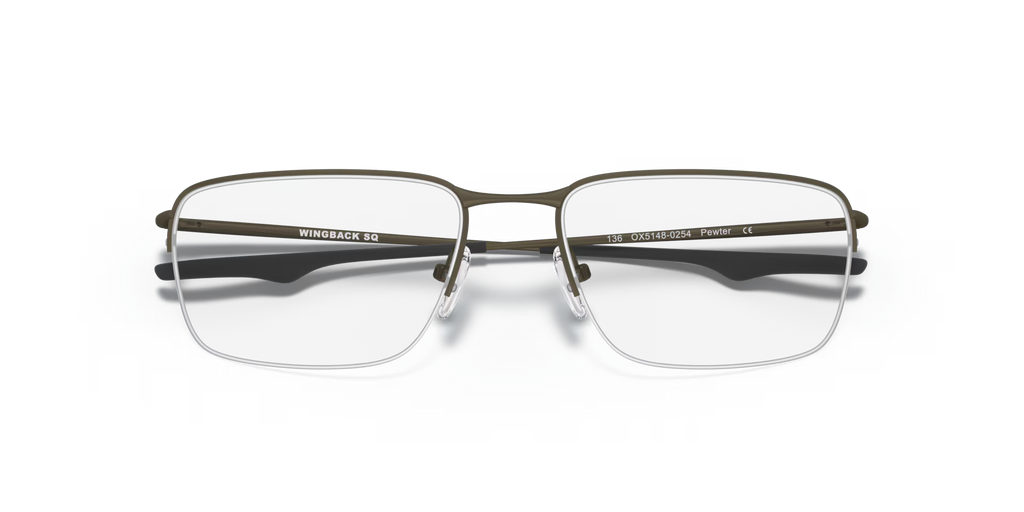 Oakley Men's Wingback Sq Eyeglasses - Pewter