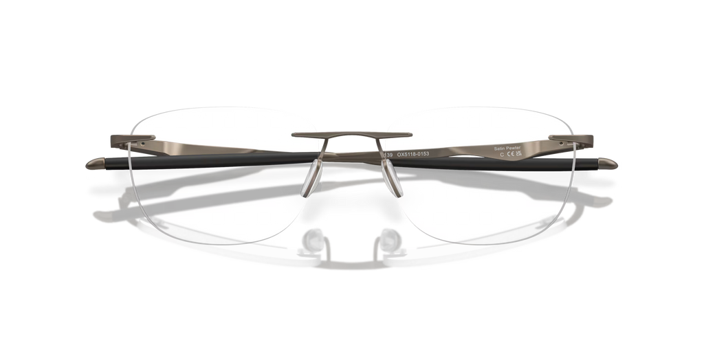 Oakley Men's Wingfold Evr Eyeglasses - Satin Pewter