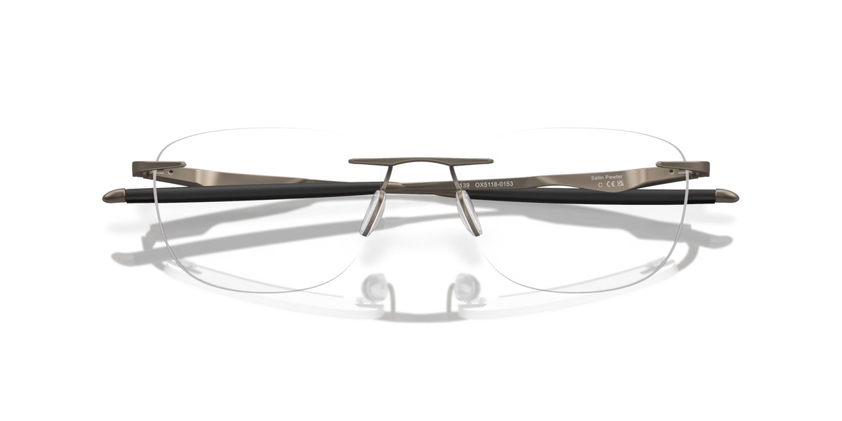 Oakley Men's Wingfold Evr Eyeglasses - Satin Pewter
