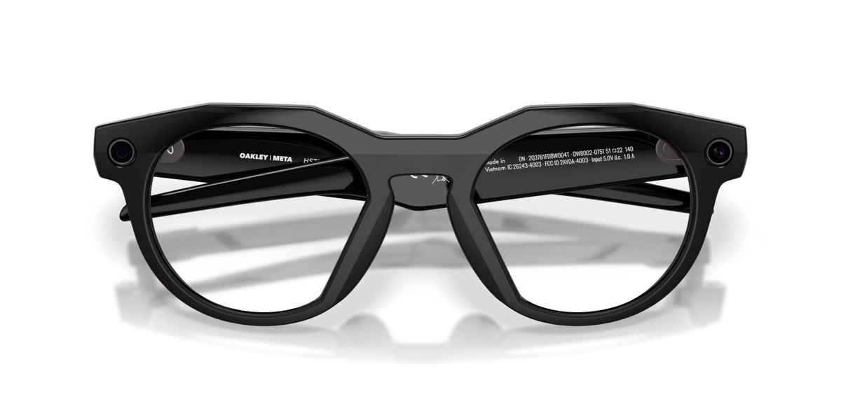 Oakley Meta HSTN AI Performance Glasses Clear Frame