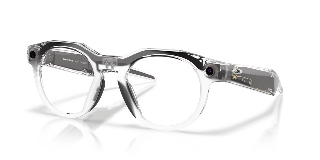 Oakley Meta HSTN AI Performance Glasses Clear Frame - Clear
