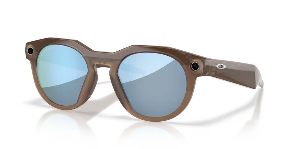 Oakley Meta HSTN AI Performance Glasses Clear Frame - Brown