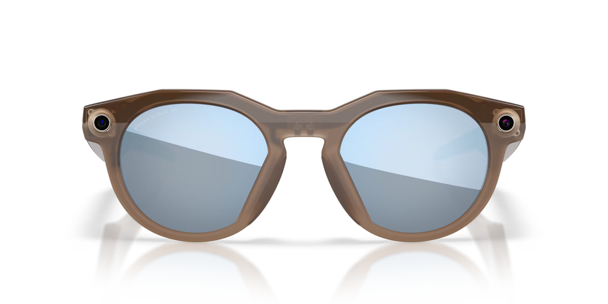 Oakley Meta HSTN AI Performance Glasses Clear Frame - Brown