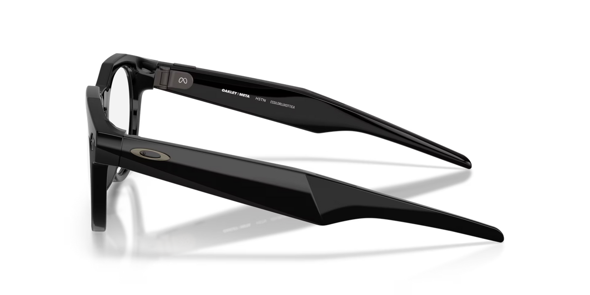 Oakley Meta HSTN AI Performance Glasses Clear Frame - Black