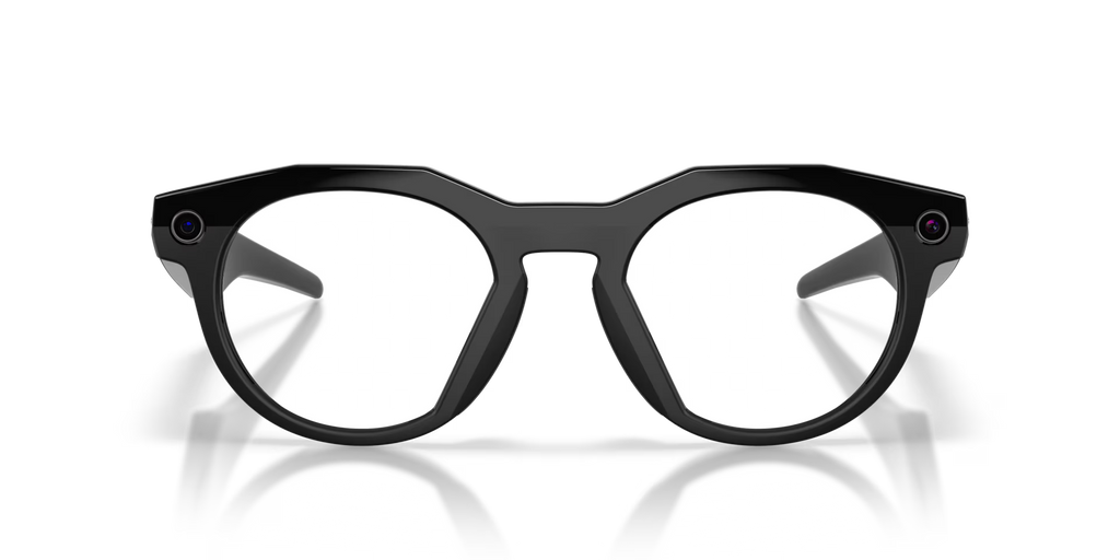 Oakley Meta HSTN AI Performance Glasses Clear Frame - Black