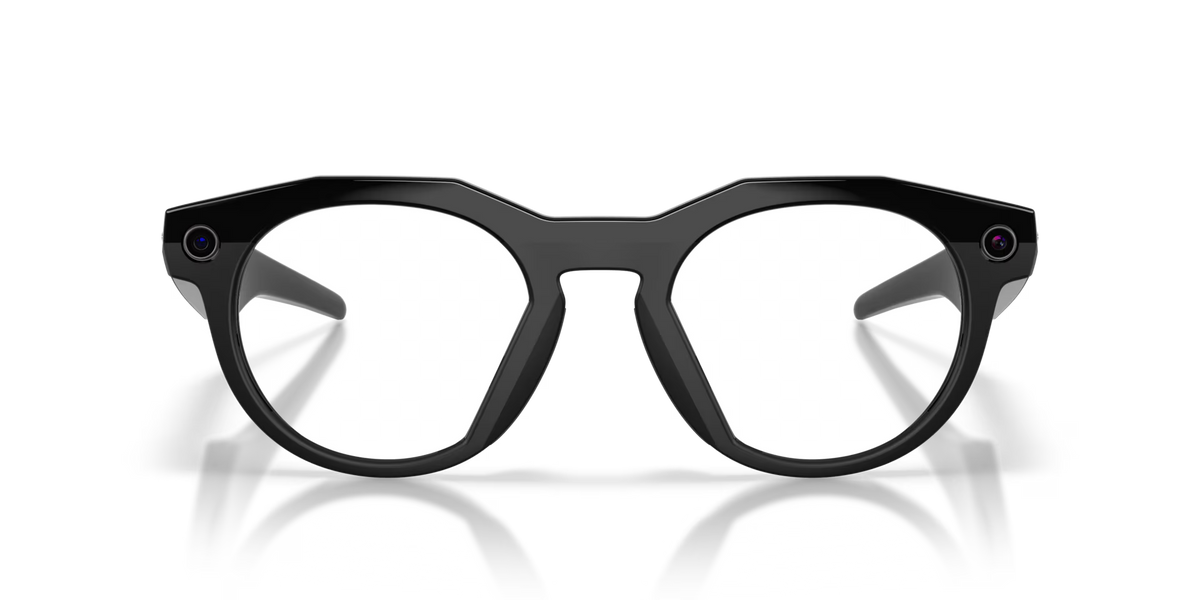 Oakley Meta HSTN AI Performance Glasses Clear Frame - Black