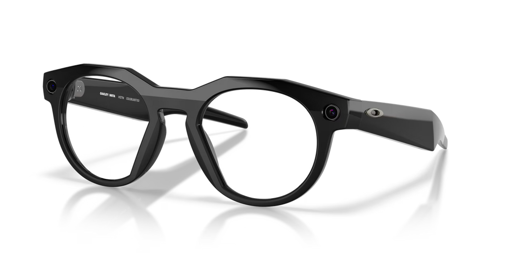 Oakley Meta HSTN AI Performance Glasses Clear Frame - Black
