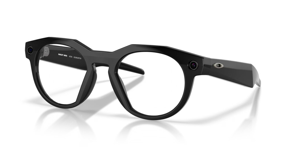 Oakley Meta HSTN AI Performance Glasses Clear Frame - Black