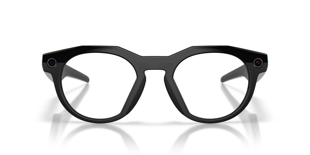 Oakley Meta HSTN AI Performance Glasses Clear Frame - Black