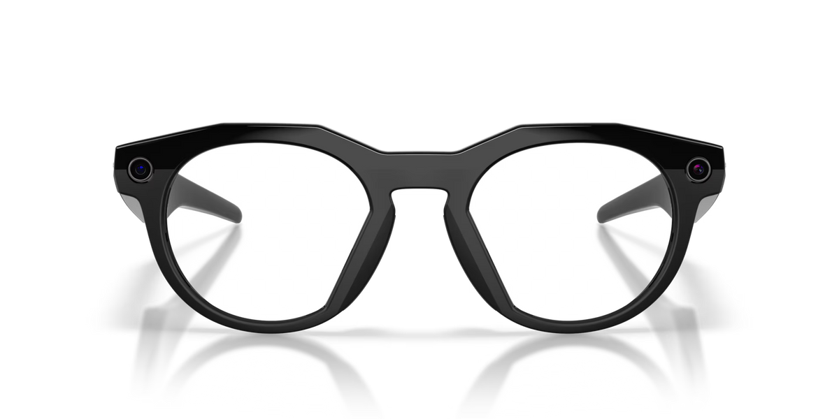 Oakley Meta HSTN AI Performance Glasses Clear Frame - Black