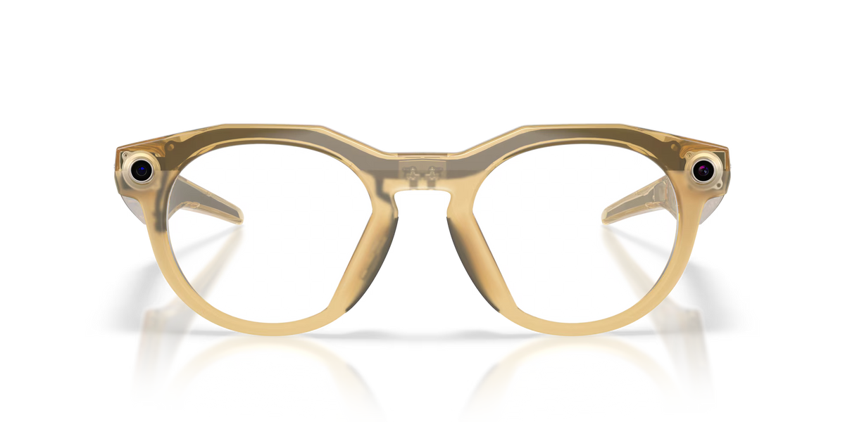 Oakley Meta HSTN AI Performance Glasses Clear Frame - Light Curry