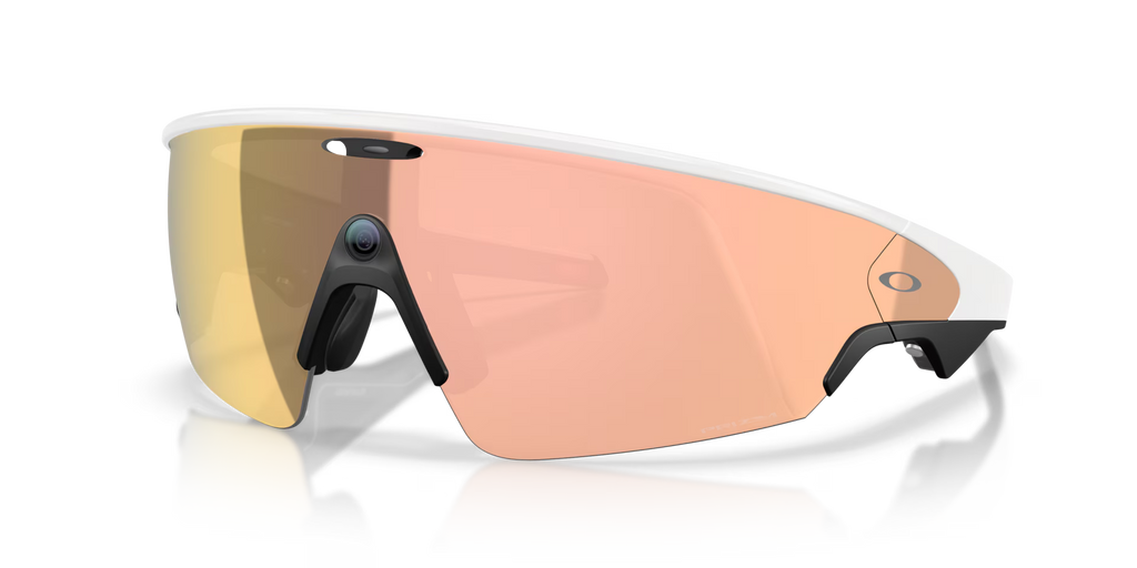 Oakley Meta Vanguard AI Performance Glasses Black Frame - White