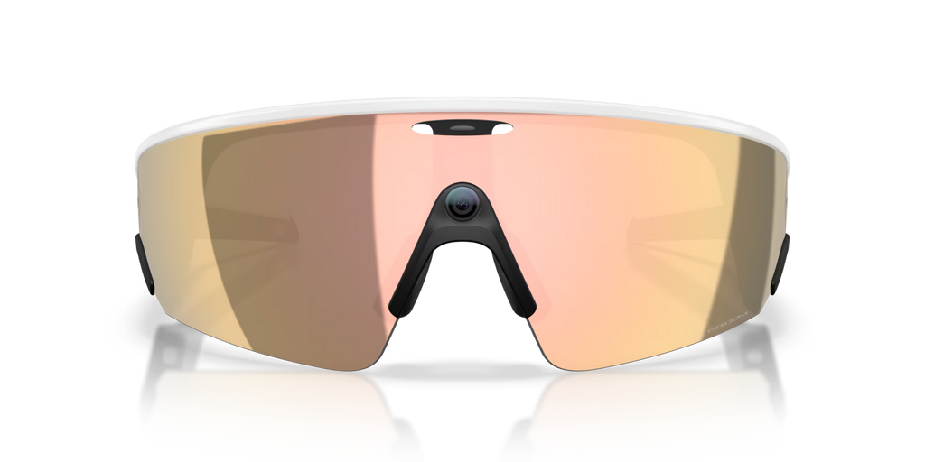 Oakley Meta Vanguard AI Performance Glasses Black Frame - White