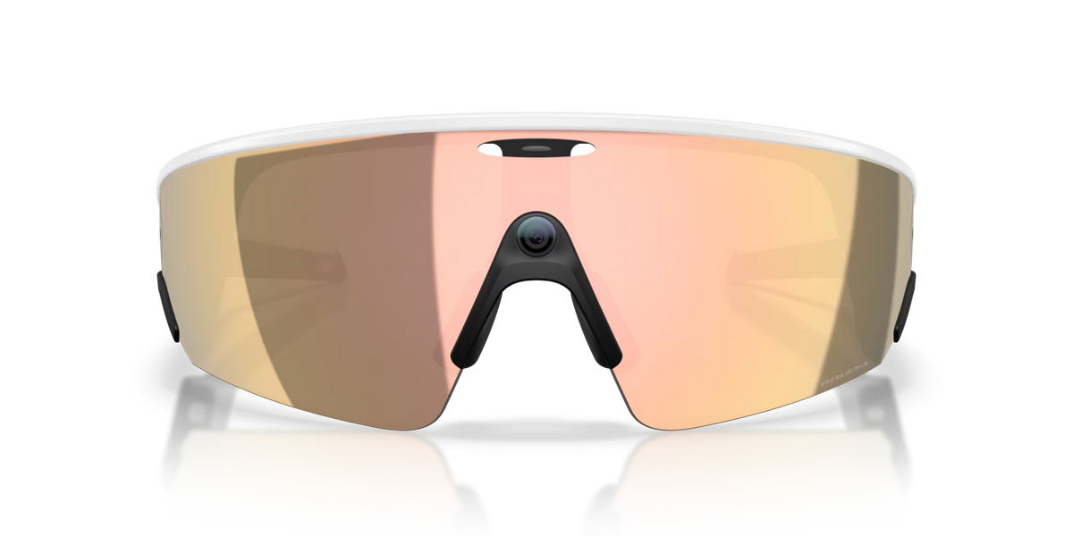 Oakley Meta Vanguard AI Performance Glasses Black Frame - White