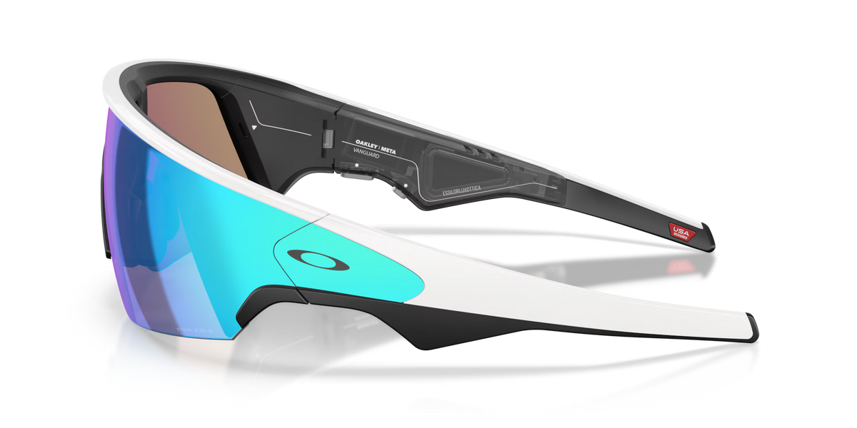 Oakley Meta Vanguard AI Performance Glasses Black Frame - White