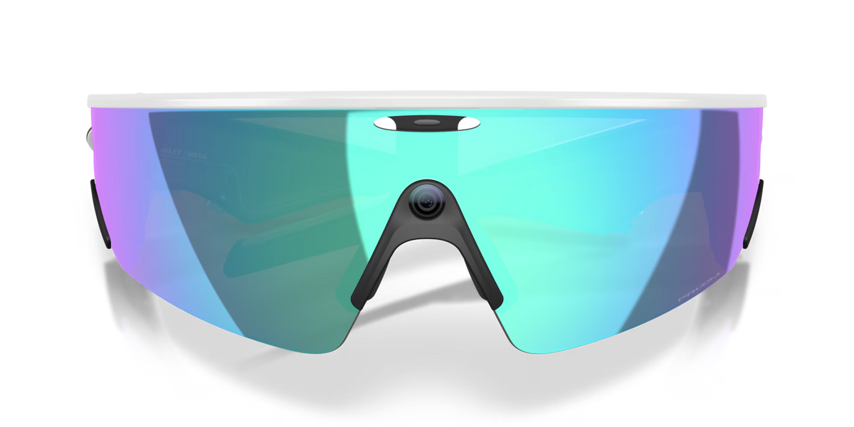 Oakley Meta Vanguard AI Performance Glasses Black Frame - White