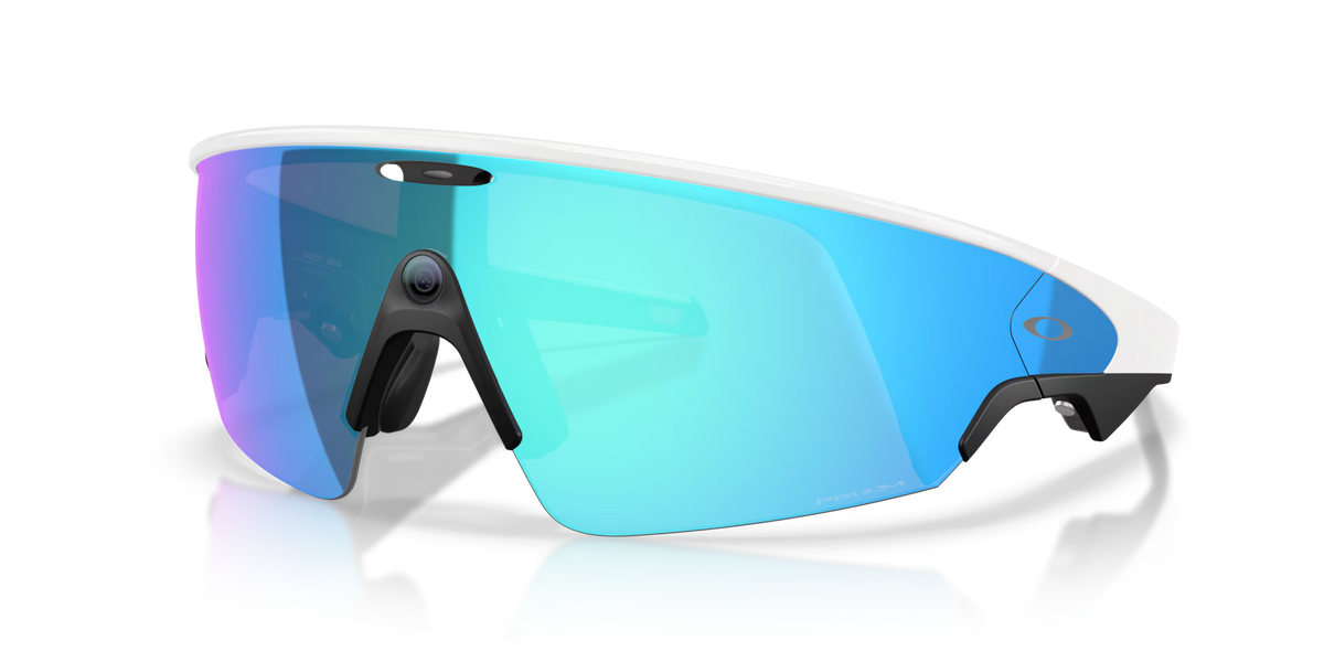 Oakley Meta Vanguard AI Performance Glasses Black Frame - White
