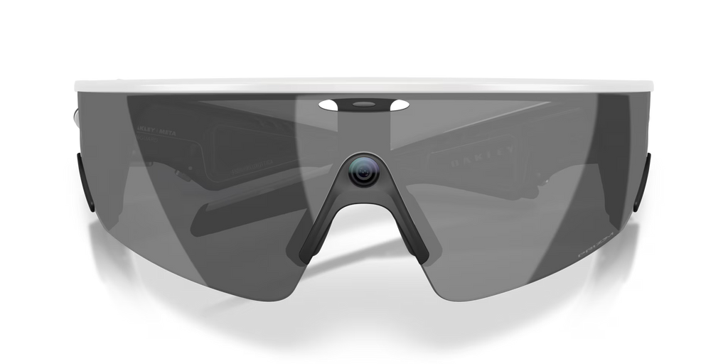 Oakley Meta Vanguard AI Performance Glasses Black Frame - White