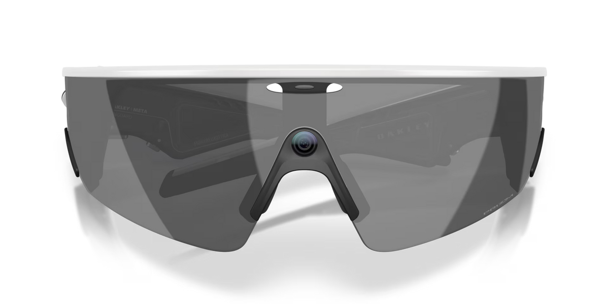 Oakley Meta Vanguard AI Performance Glasses Black Frame - White