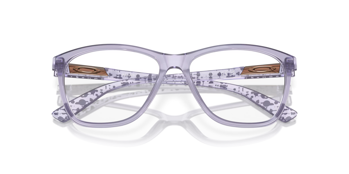 Oakley Women's Alias Eyeglasses - Polished Trans Lilac
