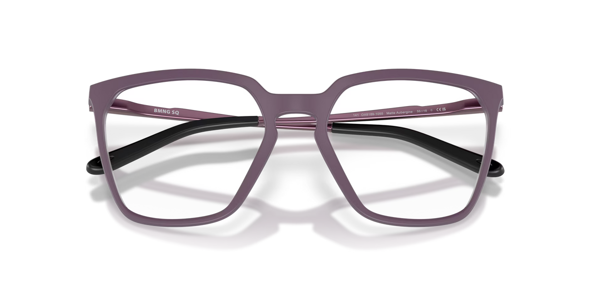 Oakley Women's Bmng Sq Obscura Collection Eyeglasses - Matte Aubergine