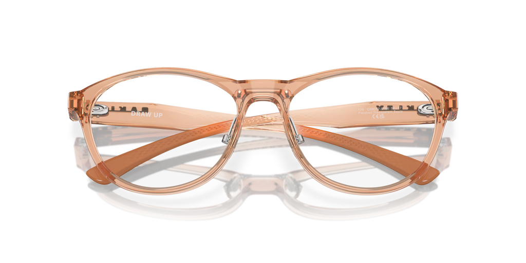 Oakley Women's Draw Up Eyeglasses - Polished Transparent Sepia