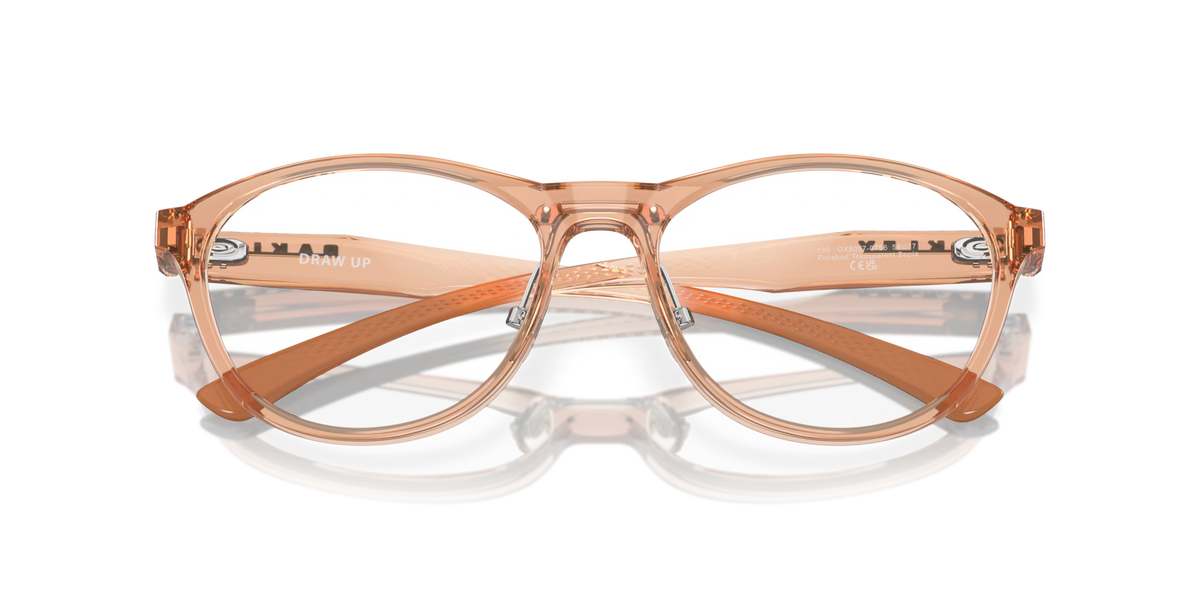 Oakley Women's Draw Up Eyeglasses - Polished Transparent Sepia