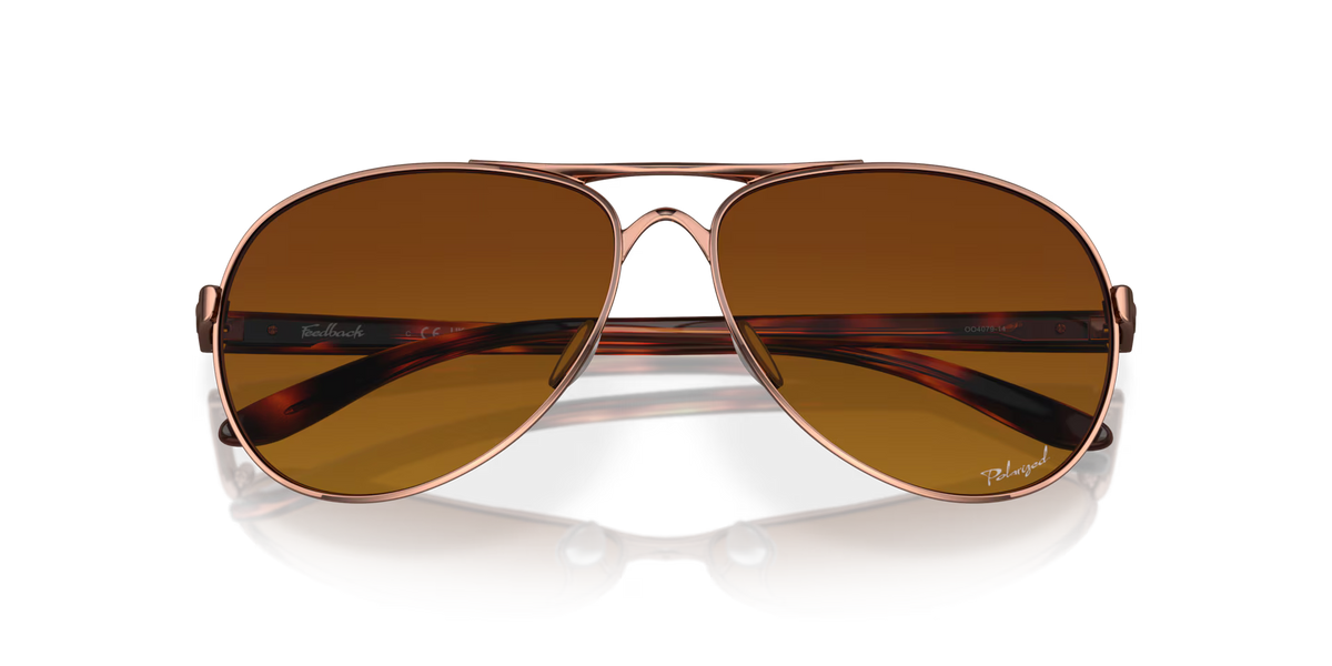 Oakley Women's Feedback Sunglasses - Gold
