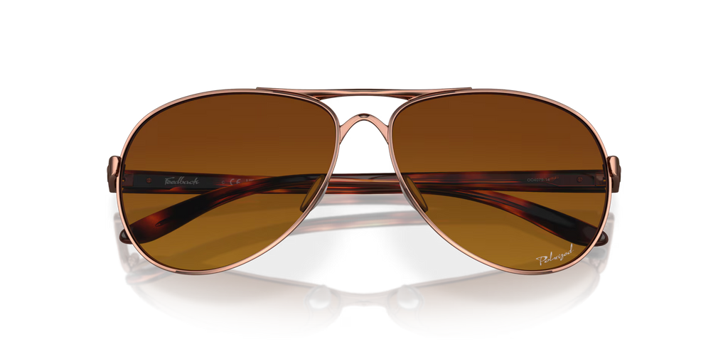 Oakley Women's Feedback Sunglasses - Gold