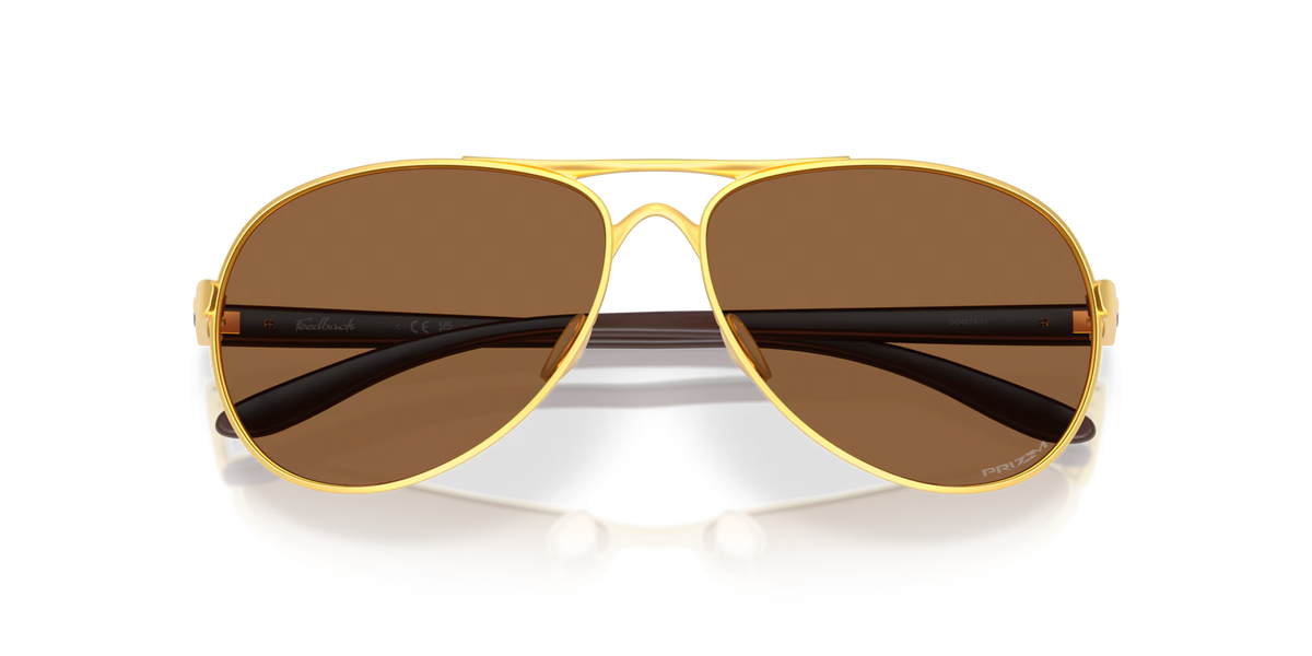 Oakley Women's Feedback Sunglasses - Gold