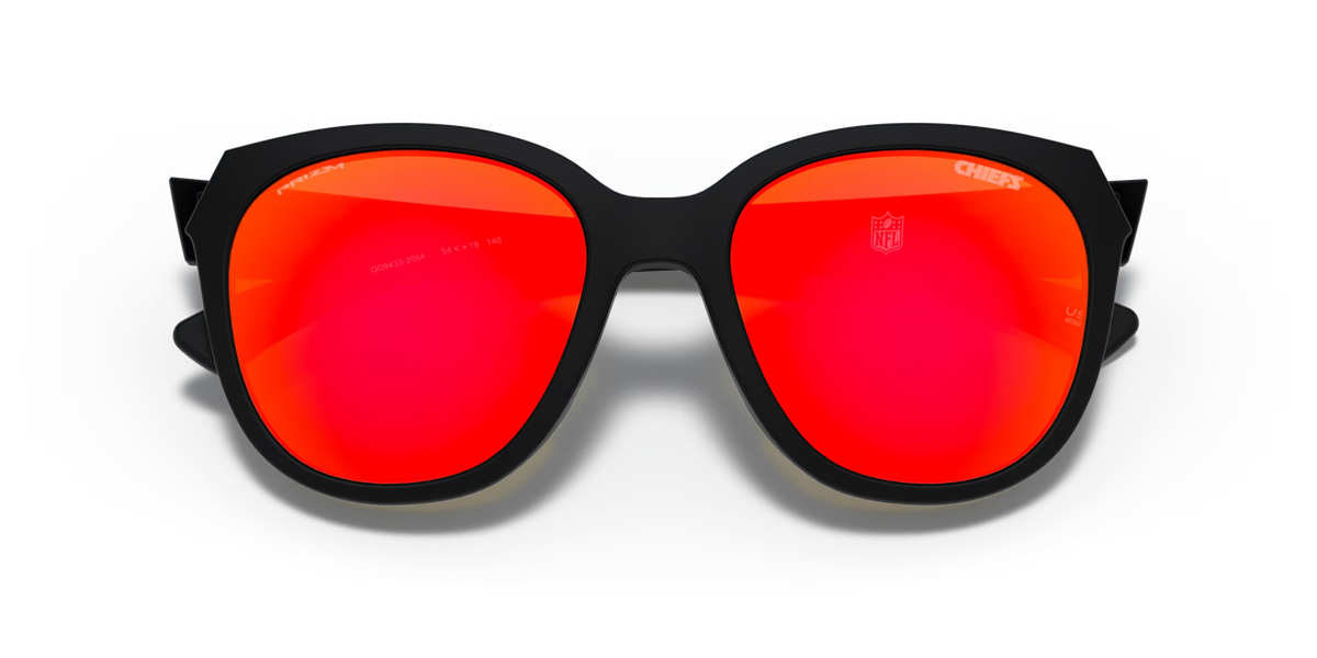 Oakley Women's Kansas City Chiefs Low Key Sunglasses - Black