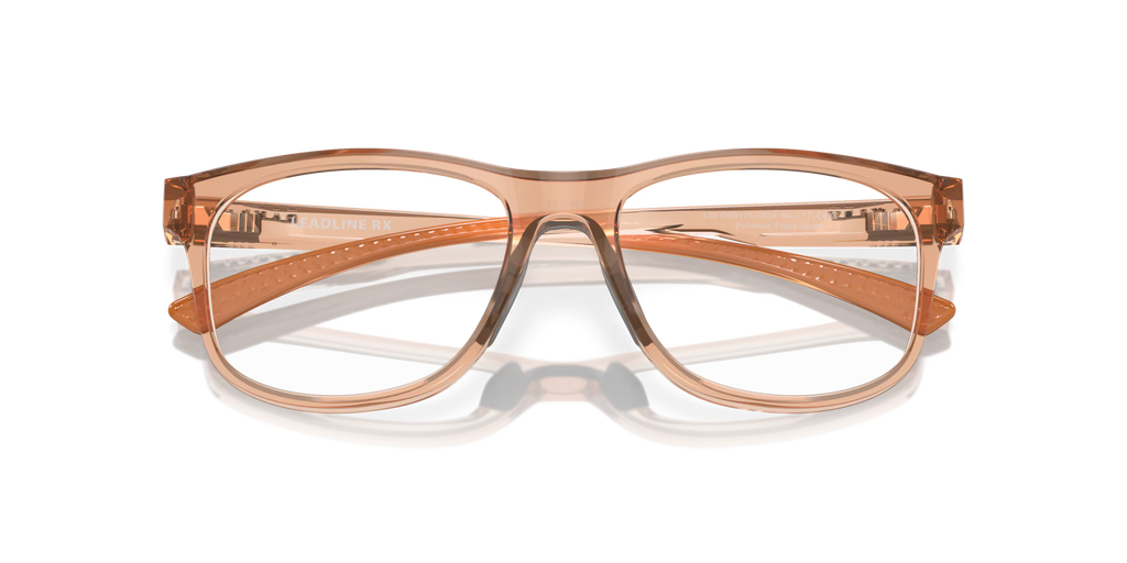 Oakley Women's Leadline Eyeglasses - Polished Transparent Sepia